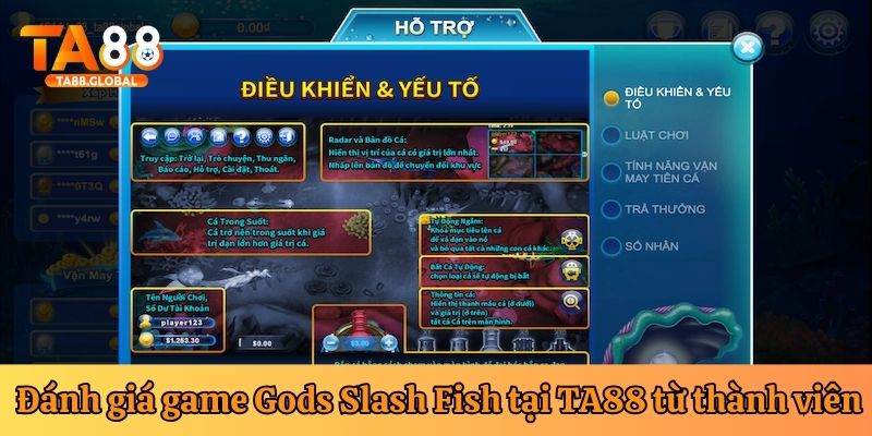 Ưu điểm của Gods Slash Fish tại TA88