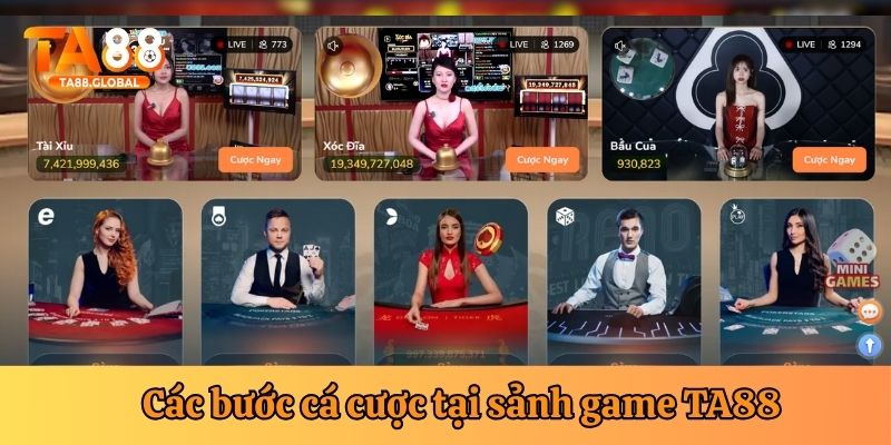 Hướng dẫn các bước tham gia cá cược các trò chơi hấp dẫn nhất sảnh game