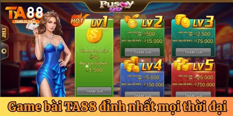 Tổng hợp những game bài trực tuyến TA88 đỉnh nhất mọi thời đại