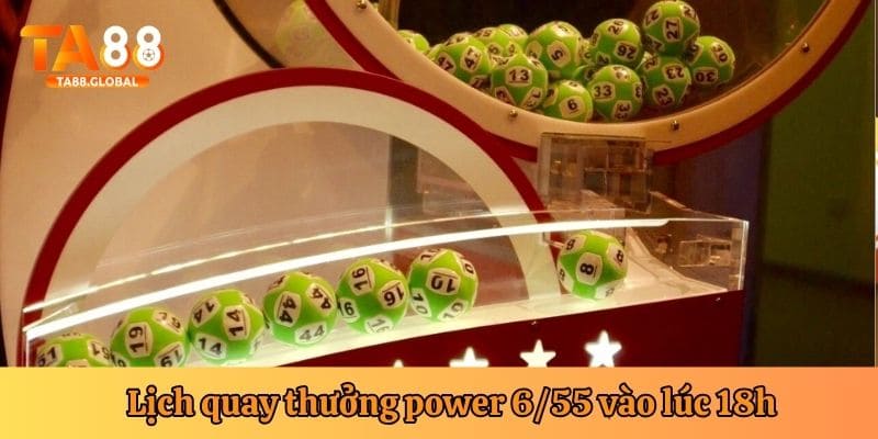 Lịch mở thưởng Power 655 là ba ngày/tuần