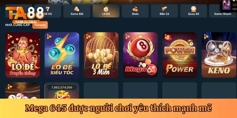 Tại sao người chơi yêu thích Mega 645?