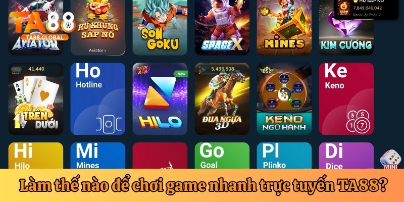 Từng thao tác chơi game nhanh tại nhà cái TA88